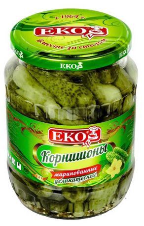 Корнишоны Eko Деликатесные маринованные, 360 г