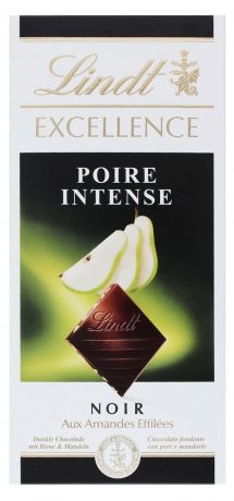 Шоколад Lindt Excellence Poire Intense, 100 г