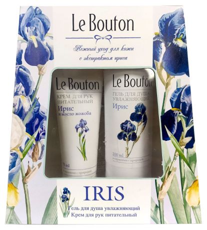 Подарочный набор Крем для рук Le Bouton питательный, 75 мл + Гель для душа Le Bouton увлажняющий, 200 мл