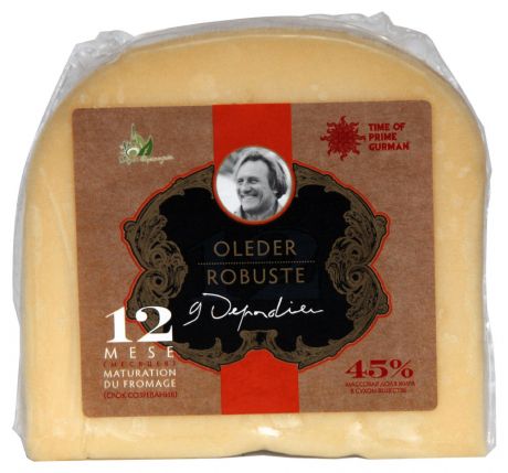 Сыр твердый «Депардье рекомендует» Oleder 12 месяцев созревания, 250 г