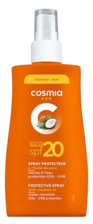 Спрей солнцезащитный Cosmia SPF20 средняя защита, 200 мл