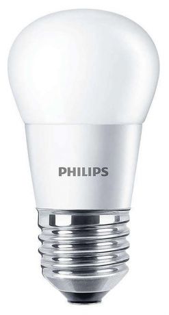 Лампа светодиодная Philips E27 6,5W = 75W теплый белый свет Essential