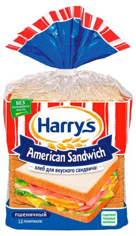 Хлеб Пшеничный AMS HARRY’S, 470 г