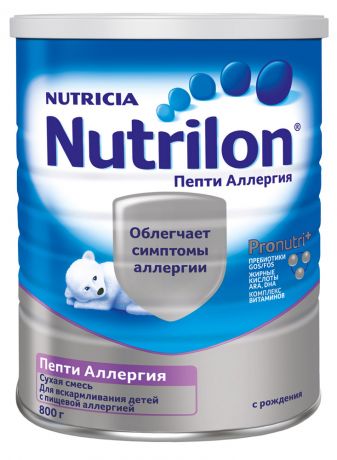 Смесь молочная Nutrilon Пепти Аллергия с рождения, 800 г