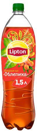 Чай холодный Lipton зеленый облепиха по-русски, 1,5 л