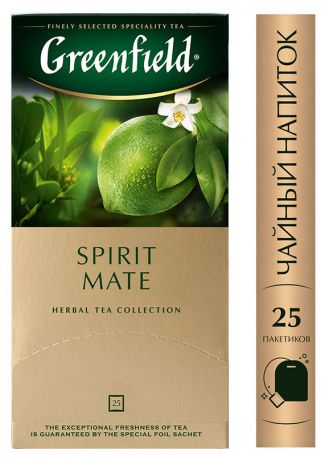 Чай травяной Greenfield Spirit Mate цитрусовый микс в палкетиках, 25х1.7 г