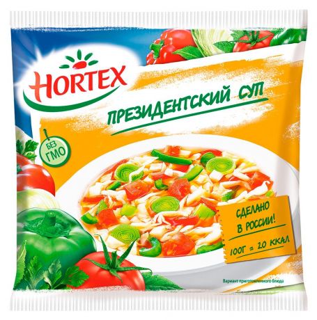 Смесь суповая Hortex Суп Президентский замороженная, 400 г