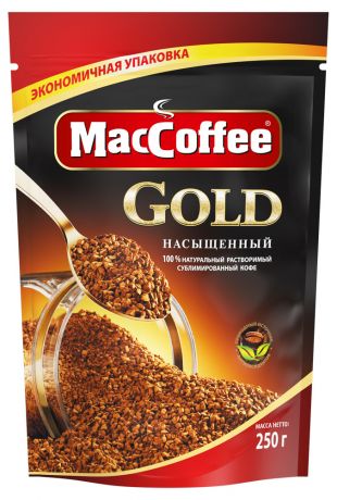 Кофе растворимый MacCoffee GOLD сублимированный, 250 г