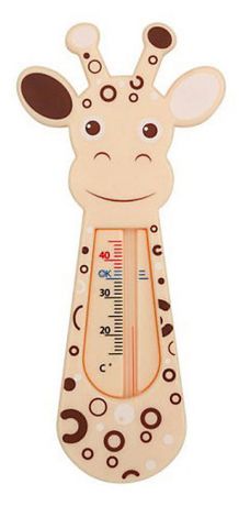 Термометр для воды RoxyKids Giraffe детский бежевый, 1 шт