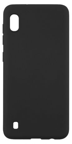 Чехол mObility для Samsung Galaxy A10 soft touch черный