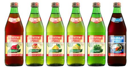 Напиток газированный «Любимый аромат» лимонад Груша, 450 мл