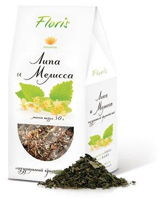 Напиток чайный Floris липа и мелисса листовой, 30 г