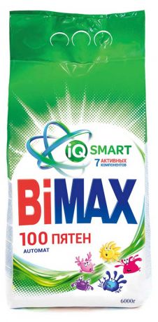 Стиральный порошок BiMax 100 пятен автомат, 6 кг