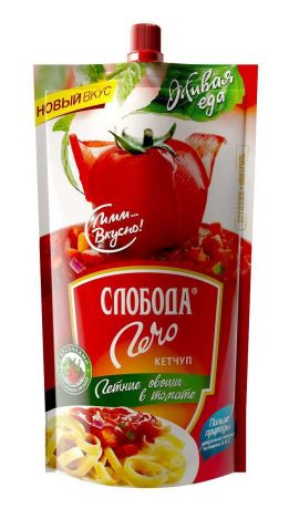 Кетчуп томатный «Слобода» лечо, 350 г