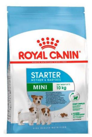 Сухой корм для щенков и мелких кормящих собак Royal Canin Mini Starter, 1 кг