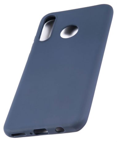Чехол mObility для Huawei P30 Lite soft touch синий