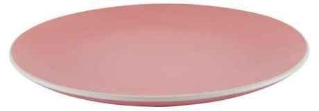 Тарелка обеденная Actuel Алиша керамическая розовая, 26,5 см