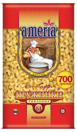 Макароны AMERIA пружинки рифленые, 700 г