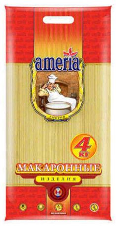 Макароны AMERIA спагетти, 4 кг