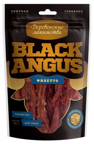 Лакомство для собак «Деревенские лакомства» Black Angus филетто, 50 г