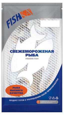 Хек Fishka тушка замороженная, 1 кг