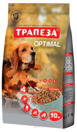 Сухой корм для собак «Трапеза» Optima живущих в городе, 10 кг