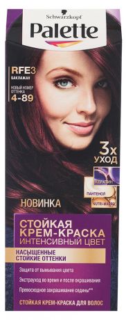 Крем-краска для волос Palette баклажан тон RFE3