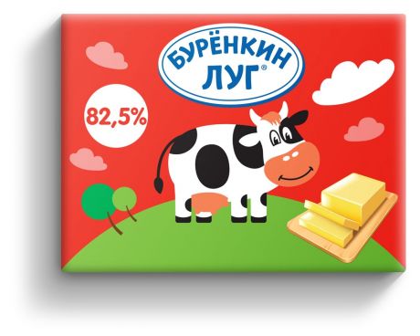 Масло растительно-сливочное «Буренкин луг» 82,5%, 180 г