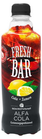 Напиток сильногазированный Fresh Bar Alfa Cola, 500 мл