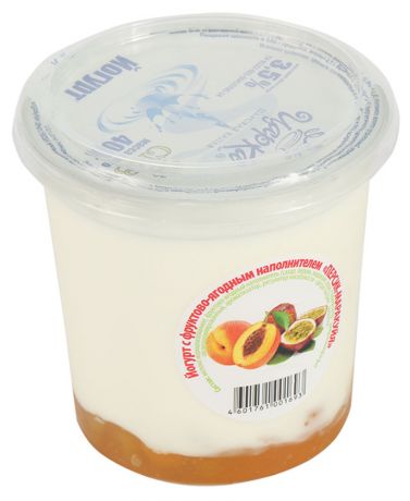 Йогурт «ЦарКа» персик-маракуйя 3,5%, 400 г
