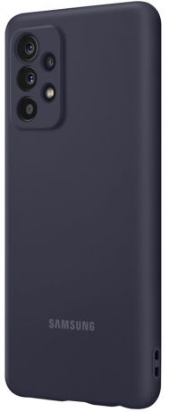 Клип-кейс Samsung Silicone для Samsung Galaxy A52 (черный)