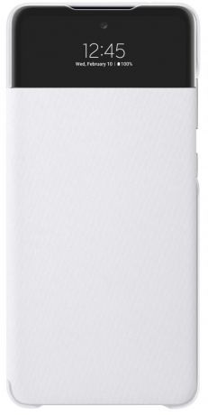 Чехол-книжка Samsung S View для Samsung Galaxy A72 (белый)