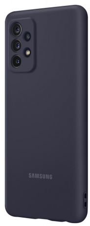 Клип-кейс Samsung Silicone для Samsung Galaxy A72 (черный)