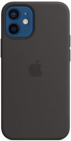Клип-кейс Apple Silicone Case with MagSafe для iPhone 12 mini (черный)