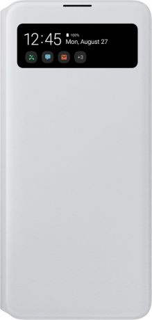 Чехол-книжка Samsung S View Wallet Cover EF-EA715P для Galaxy A71 (белый)