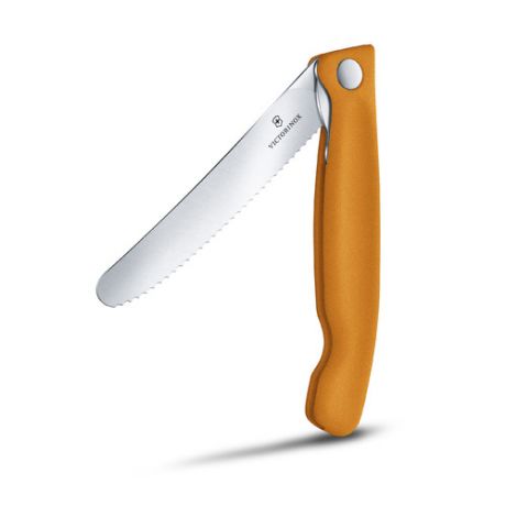 Нож кухонный Victorinox Swiss Classic (6.7836.F9B) стальной для овощей лезв.110мм серрейт. заточка о