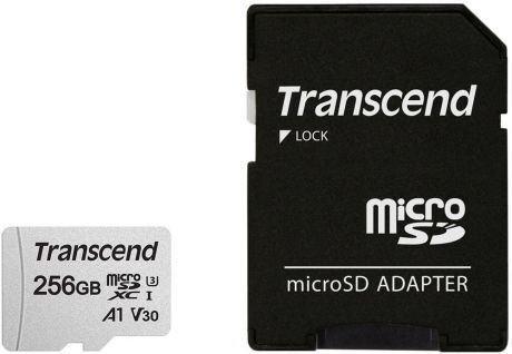Transcend microSDXC 300S UHS-I U3 V30 A1 + ADP 256Gb