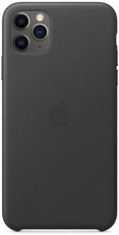 Клип-кейс Apple Leather для iPhone 11 Pro Max (черный)