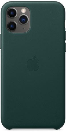 Клип-кейс Apple Leather для iPhone 11 Pro (зеленый лес)