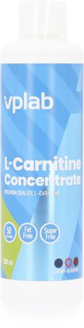 Vplab nutrition Л-карнитин концентрат, вишня, черника, 500 мл