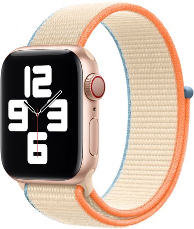 Ремешок Apple Sport Loop для Apple Watch 44мм (кремовый)