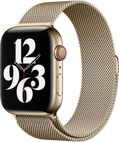 Ремешок Apple Milanese Loop для Watch 40 мм (золотой)