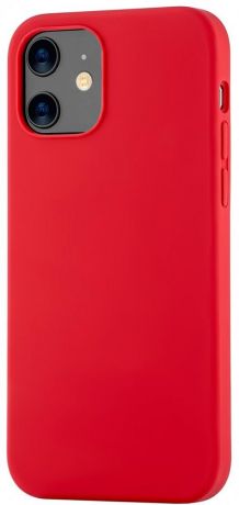 Клип-кейс uBear Soft Touch для Apple iPhone 12 mini (красный)
