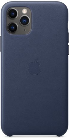 Клип-кейс Apple Leather для iPhone 11 Pro (темно-синий)