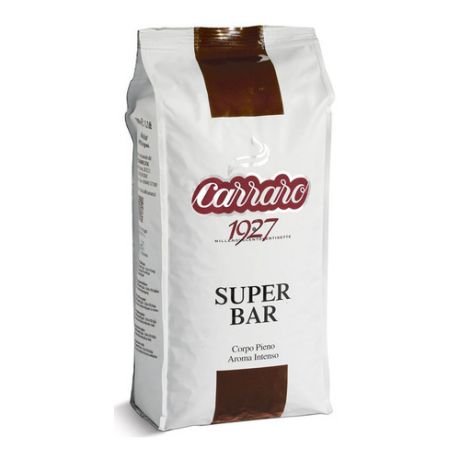 Кофе зерновой CARRARO Super Bar, средняя обжарка, 1000 гр