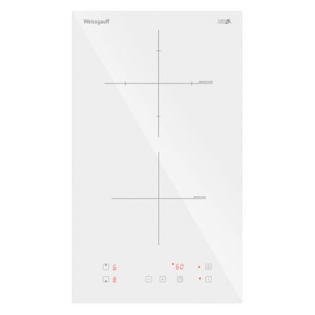 Индукционная варочная панель WEISSGAUFF HI 32 W, индукционная, независимая, белый