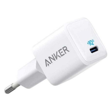 Сетевое зарядное устройство ANKER PowerPort III Nano, USB type-C, 3A, белый