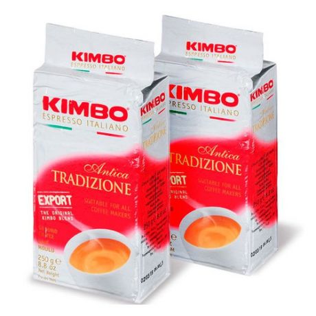 Кофе молотый KIMBO Antica Tradizione, 2х250 гр