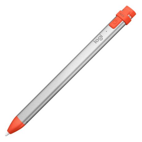 Стилус-ручка LOGITECH Crayon, Apple iPad, серый [914-000034]