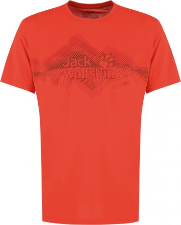 JACK WOLFSKIN Футболка мужская Jack Wolfskin Crosstrail Graphic, размер 58